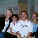AUS NSW Terranora 1999NOV19 002  Beauty's & The Beast!Yours truly with 3 of the 4 "Shegog" girls, Lee, Jodi and Cheryl. Nice look Cheryl! : 1999, 2001 - Get In Get Out, No Mucking About Australian Trip, Australia, Date, Month, NSW, November, Places, Terranora, Trips, Year